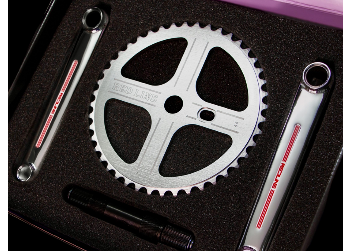 Redline Flight 401 Crank Set Chrome - Order Now